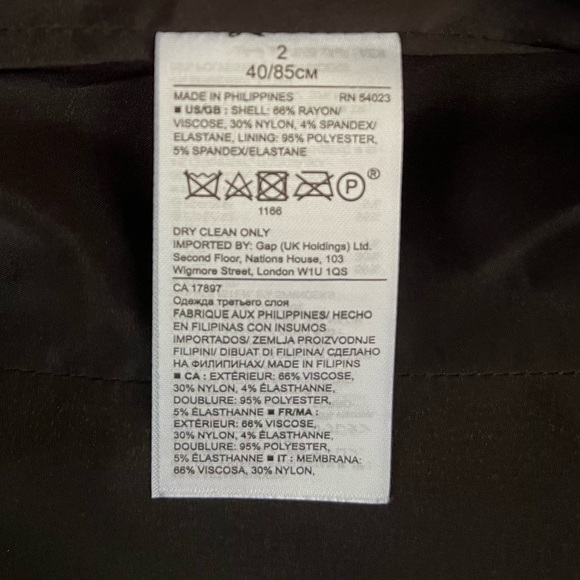 NEW Banana Republic laser cut scalloped ponte blazer - Picture 5 of 5